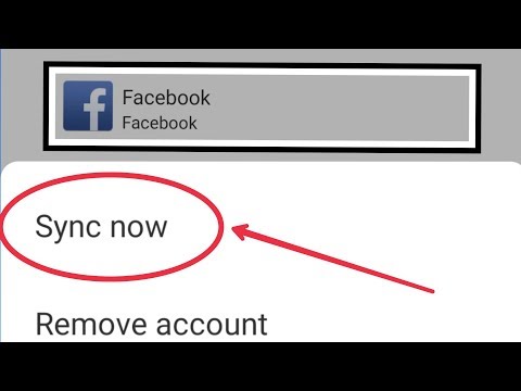 How To Sync Now Facebook Account in Android