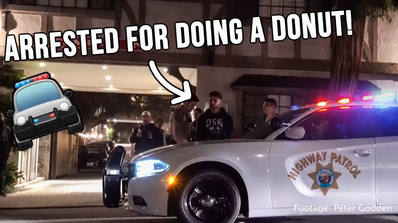 Doing a DONUT in front of a COP Gets You This.... - YouTube