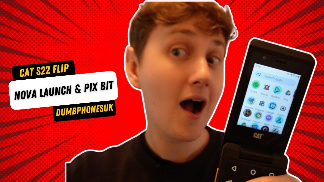 Watch Me Install Nova Launcher & Pix Bit Icon Pack On My CAT S22 FLIP 👾 || CAT S22 Flip Dumbphone