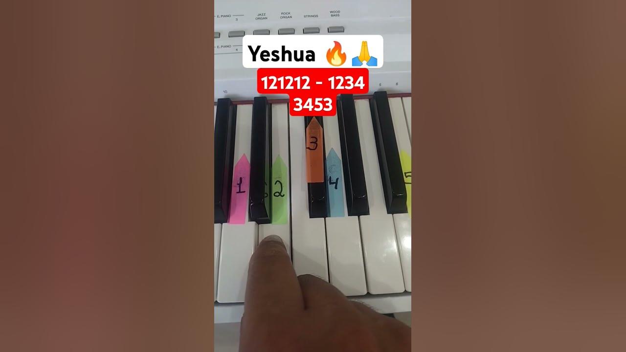 Yeshua – Easiest Piano Tutorial Ever 🙏🔥