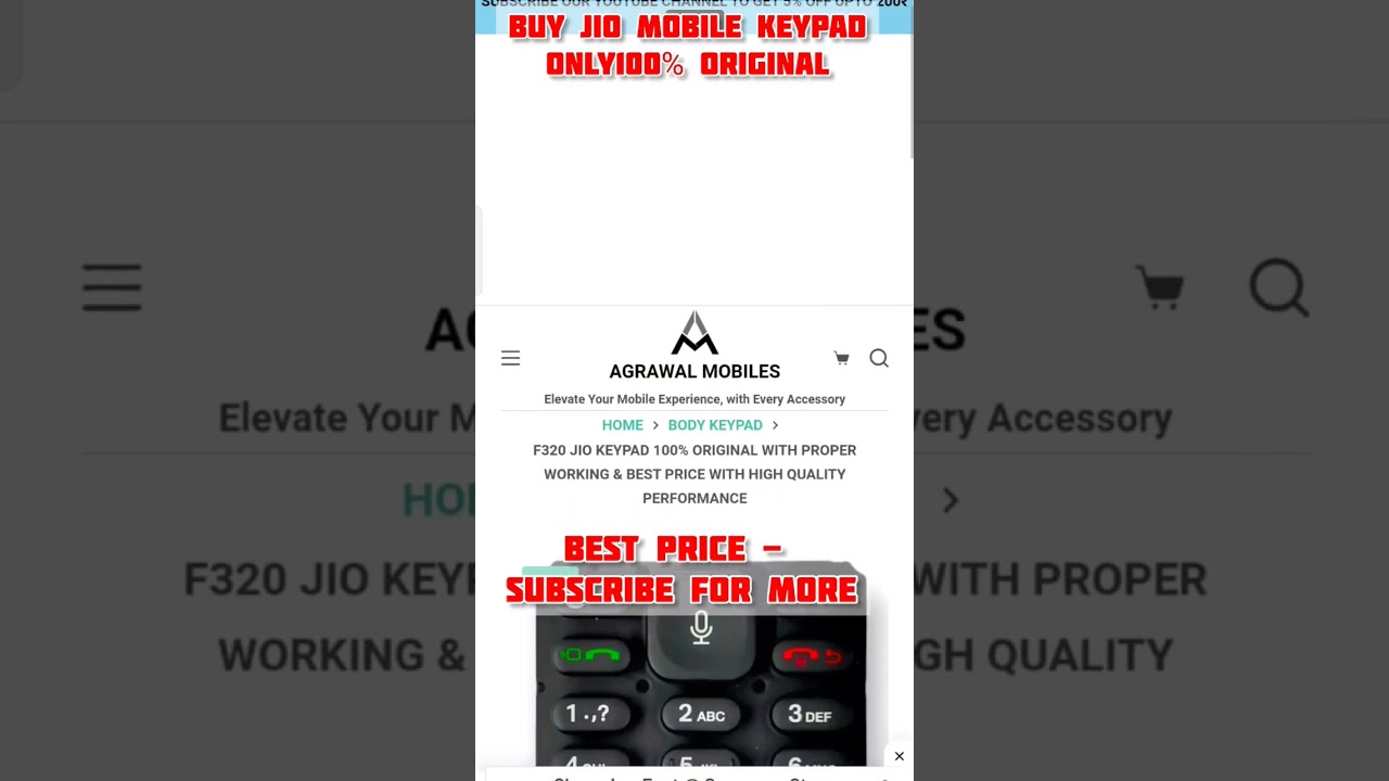 Buy Jio Phone Keypad Mobile Only For F220B Model & F320 Model & Many More With Best Price 