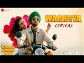 Waareya  lyrical  suraj pe mangal bhari  diljit  manoj  fatima  javedmohsin vibhor kunaal v