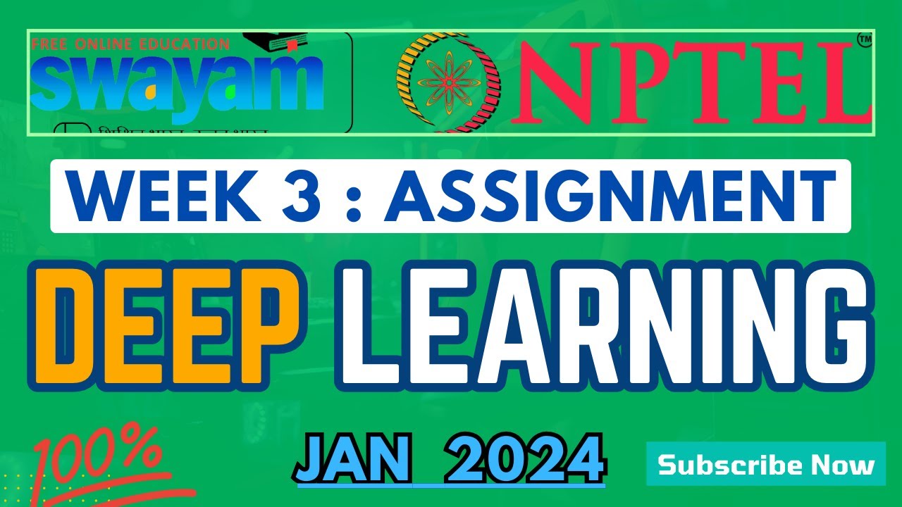 swayam deep learning assignment answers