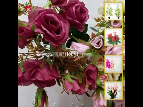عرضه بوته گل رز مصنوعی فروشگاه ملی