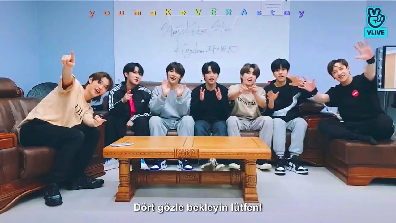 [TÜRKÇE] Stray Kids V LIVE “KINGDOM” 1st Broadcast D-DAY LIVE !! 👑 🖤 ...