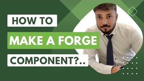 STEPS TO MAKE/UPLOAD A FORGE COMPONENT IN OUTSYSTEMS?