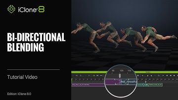 How to Simplify Character Animation by using Bidirectional Blending | iClone 8 Tutorial