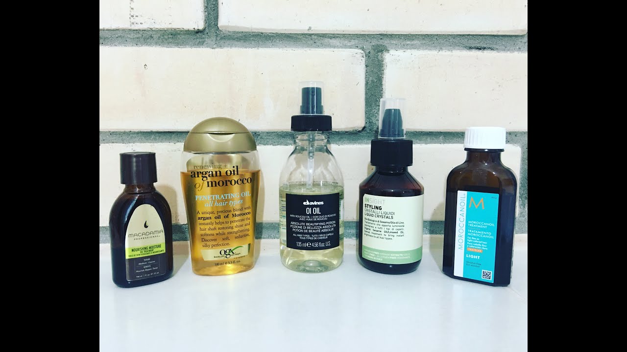 Масла для волос Moroccanoil, Davines, Insight, Macadamia + Kerastase