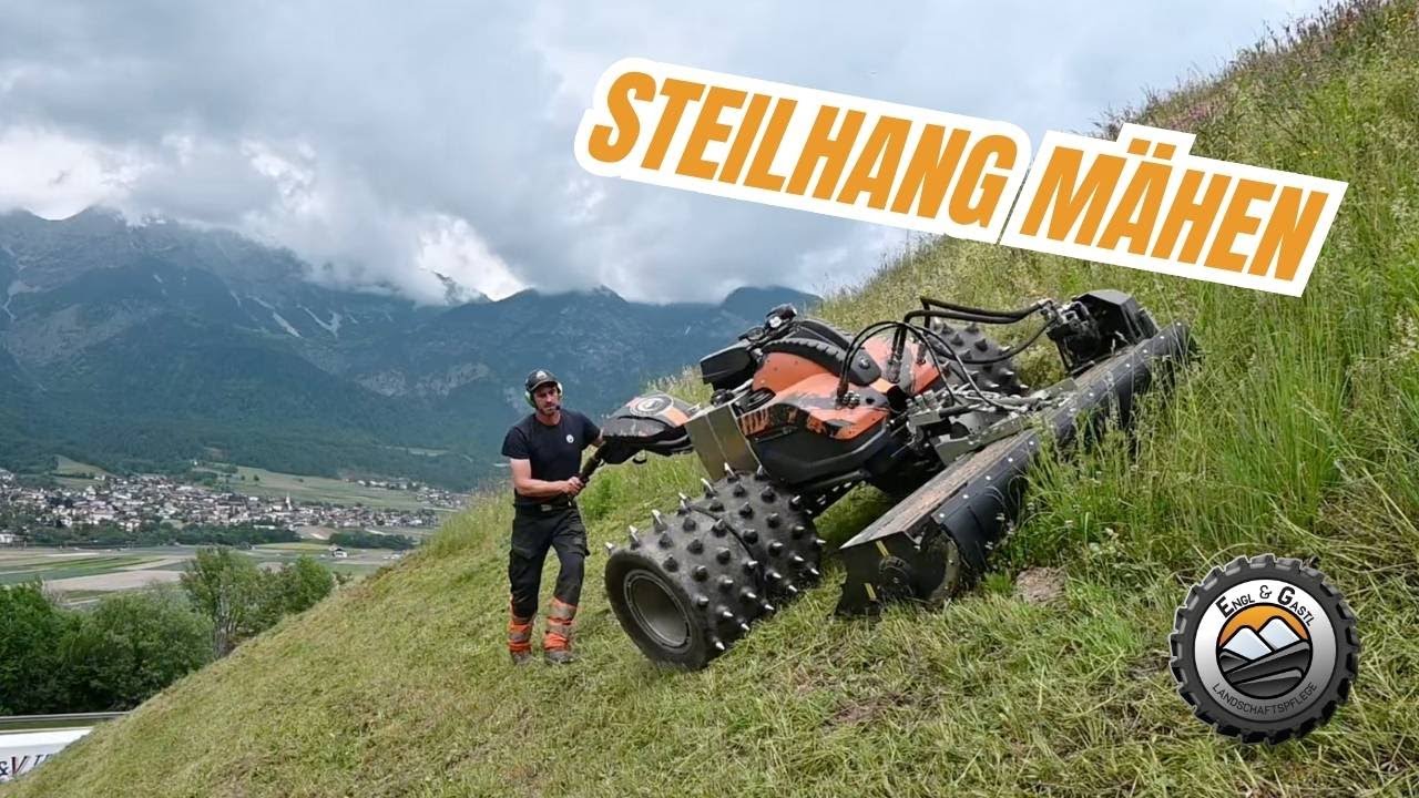 Steilhang mähen