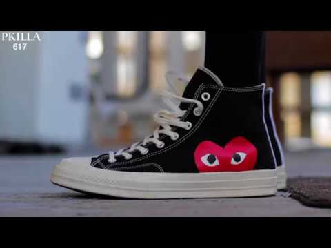 Comme Des Garcons Converse Review AND ON FEET - YouTube