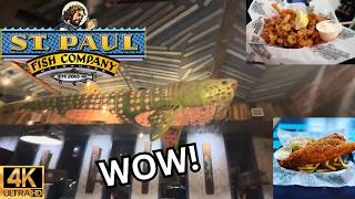 St. Paul Fish Company | Fish Restaurant | Fresh Seafood | Public Fish Market | Tour|  Menu | Review