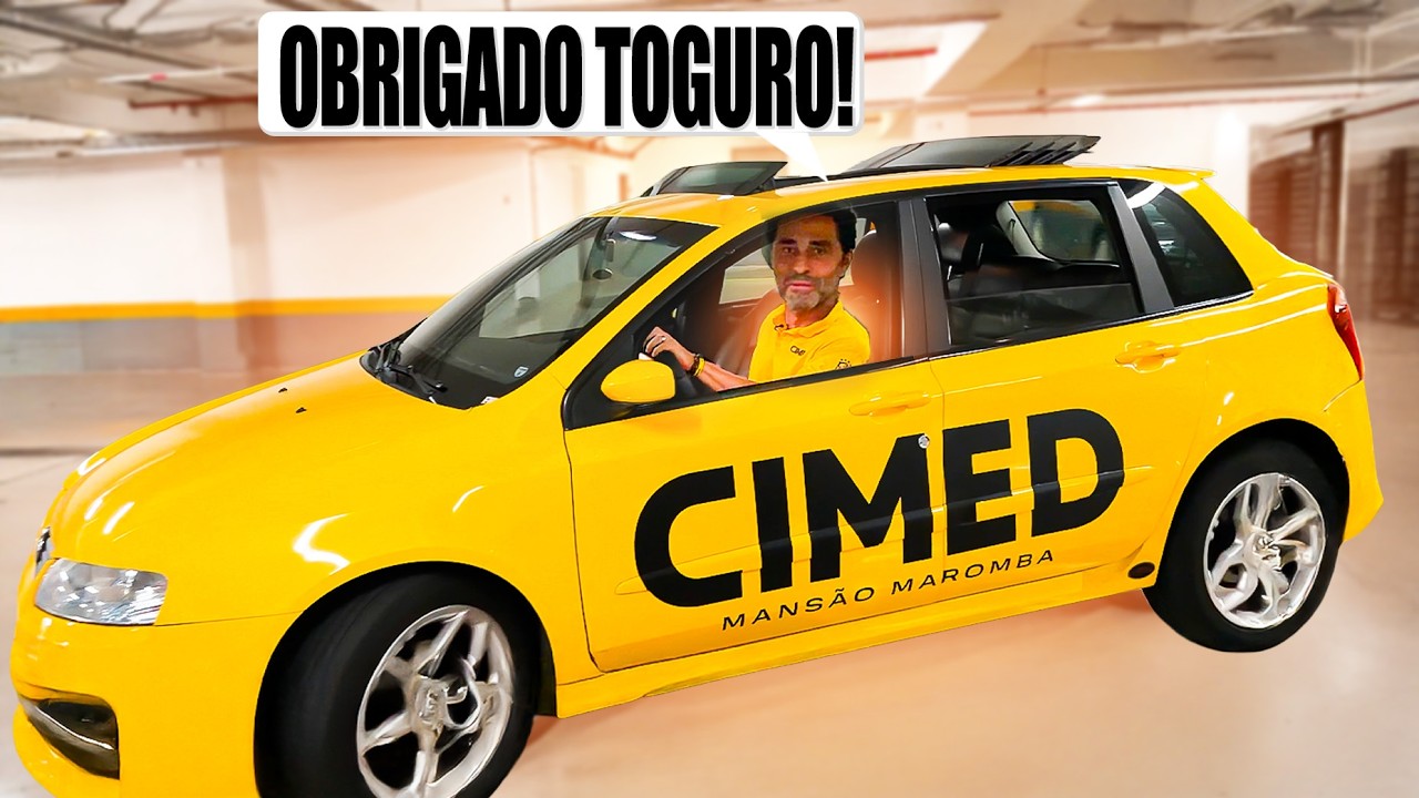 REAÇÃO DO ADIBE VENDO MEU STILO AMARELO COM TETO ADESIVADO CIMED 