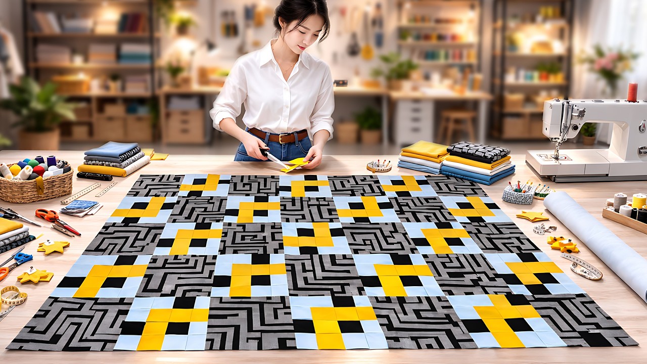 Don't Throw Away Those Fabric Scraps – Turn Them Into Stunning Rug, Quilt, Or Cushions!