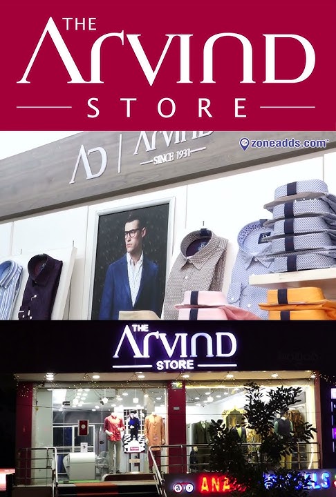 An Exclusive Branded showroom, The Arvind Stores at Dr.Asrao Nagar. zone adds