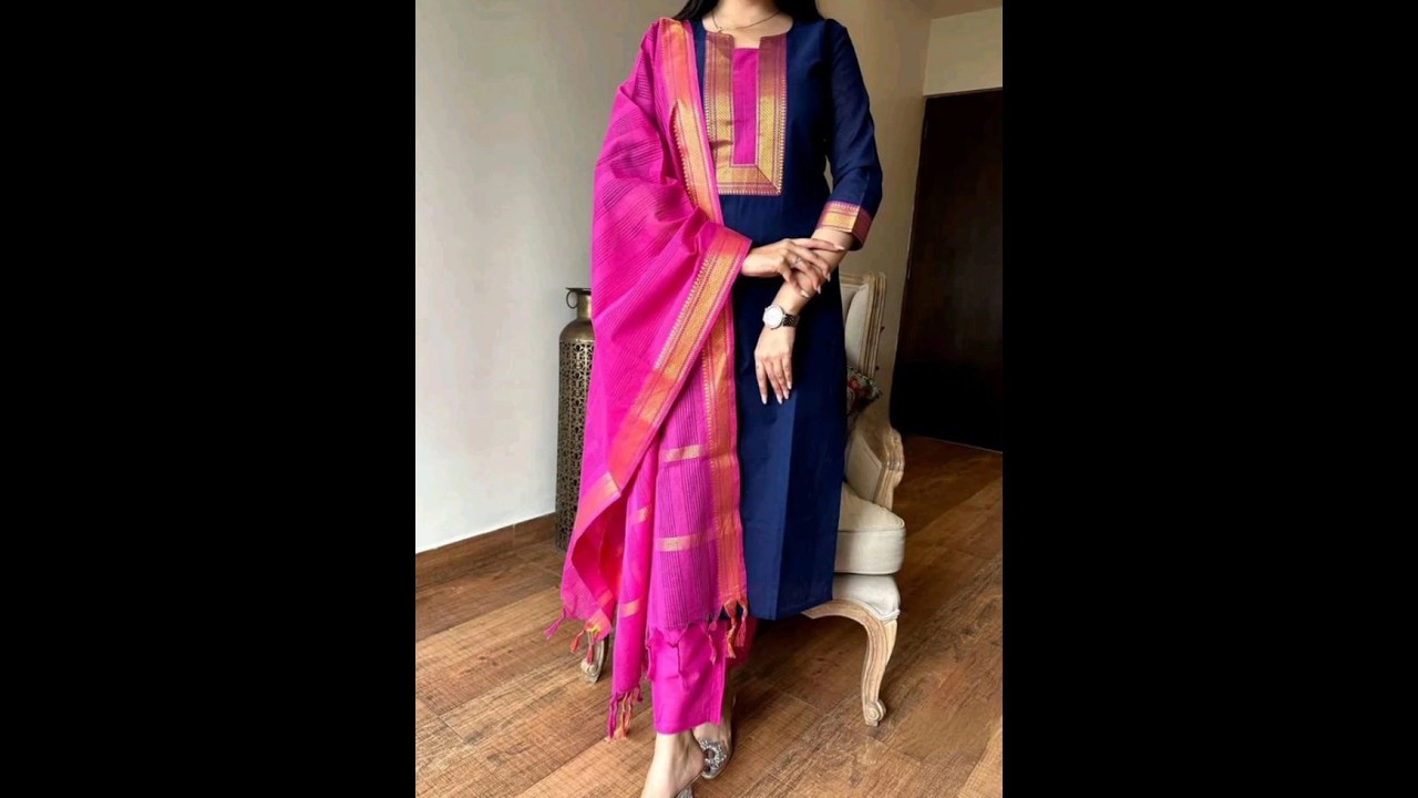 classy south cotton ethnic suit design