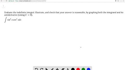 Evaluate the indefinite integral. Illustrate, and check that your answer is reasonable, by graphing…