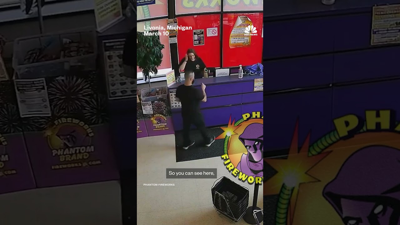 Video shows Michigan synagogue suspect buying K worth of fireworks