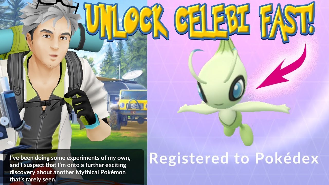 Pokemon Go Celebi Quest: A Ripple in Time special research event quest  steps to catch Celebi