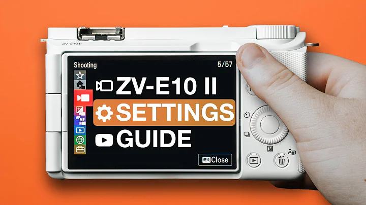 Sony ZV-E10 II Setup - FULL MENU WALKTHROUGH