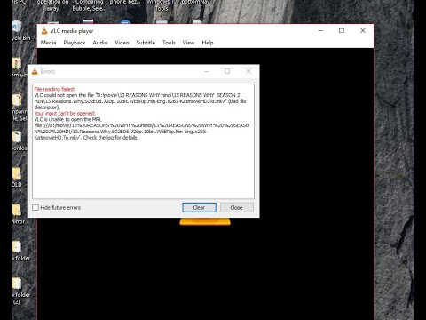 File reading failed || media player  could not read file || VLC could not open the file ||fixed 100%
