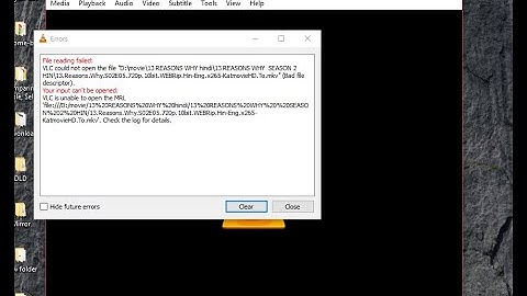 File reading failed || media player  could not read file || VLC could not open the file ||fixed 100%