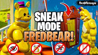 Download Lagu Hello Neighbor FREDBEAR SNEAK MODE CHALLENGE! (Full Game) MP3