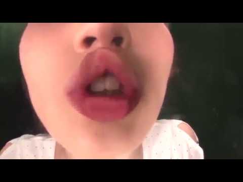 ASMR Cute Asian Girlfriend Kiss Glass for Tingles