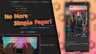 Asmr Programming | Blurred Carousel With Pager In Jetpack Compose