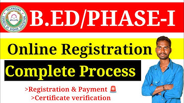 TG EDCET Registration Process Detailed Video Certificate Verification