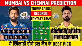 MI vs CSK Dream11 Prediction IPL 2024 | Mumbai vs Chennai Comparison | cricket.com