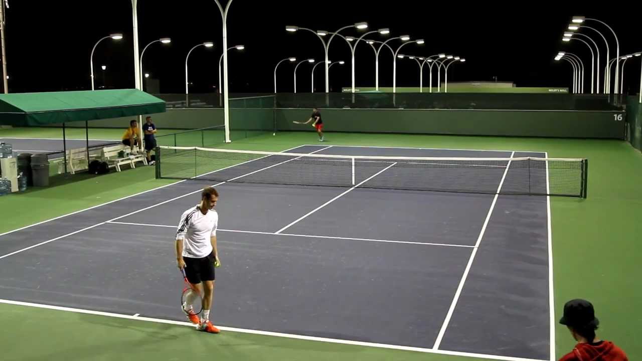 Andy Murray Practicing Serves 2012 BNP Paribas Open in HD
