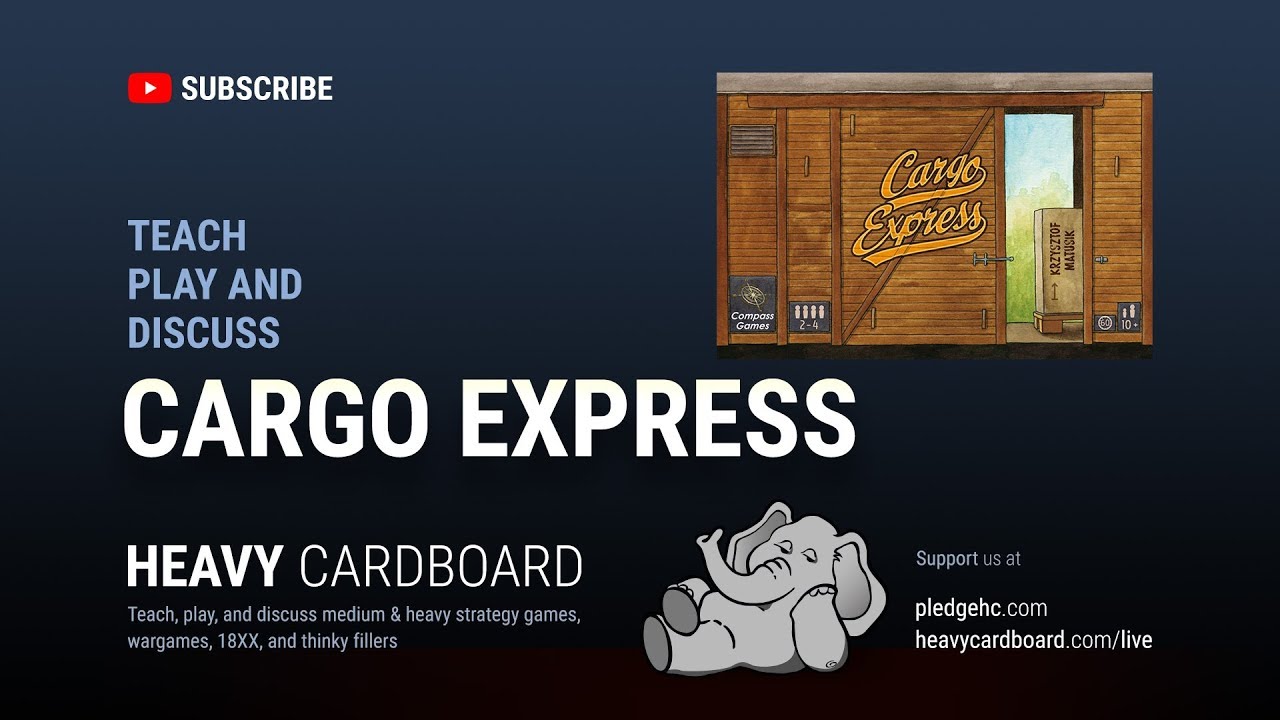 Cargo Express 3p Teach & Play-Through by Heavy Cardboard