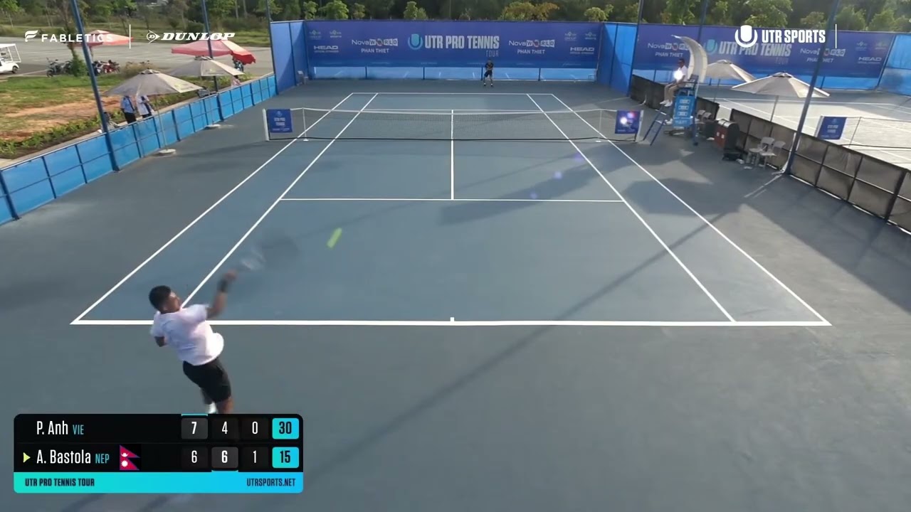 UTR Pro Tennis Tour Vietnam: UTR 12 Bastola Highlights vs UTR 12 Anh Part 2