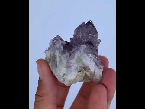 КАКТУС КВАРЦ АМЕТИСТ - натуральный кристалл друза - ЮАР, видео 1