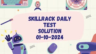 SKILLRACK DAILY TEST #skillrack #skillrackdailytest #pythonprogramming #easysolution #everyday
