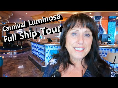 Carnival Luminosa Full Ship Tour - We Take You (almost) Everywhere on the Carnival Luminosa Video Thumbnail
