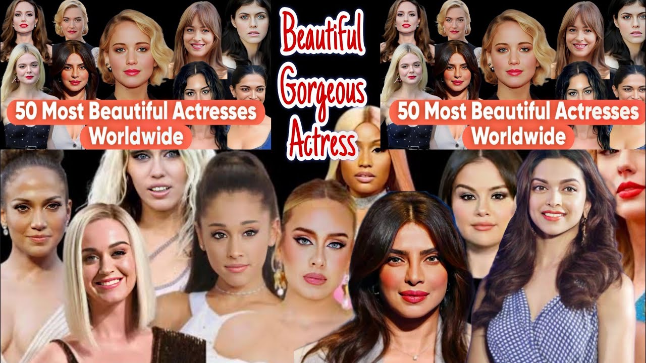 50 Most Beautiful Hollywood Actresses 2025. Top 50 Hollywood Actresses ...