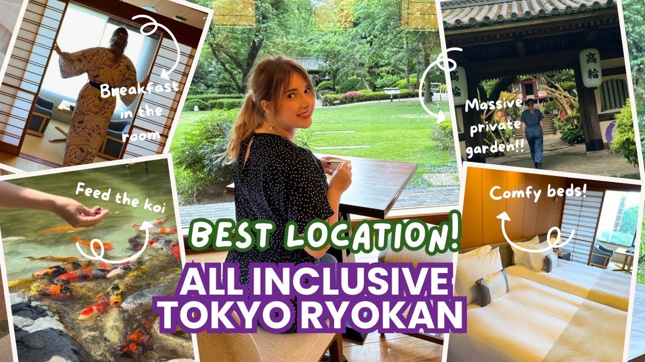 24 Hours In A Luxury Ryokan | Where To Stay in Central Tokyo 🗼🇯🇵