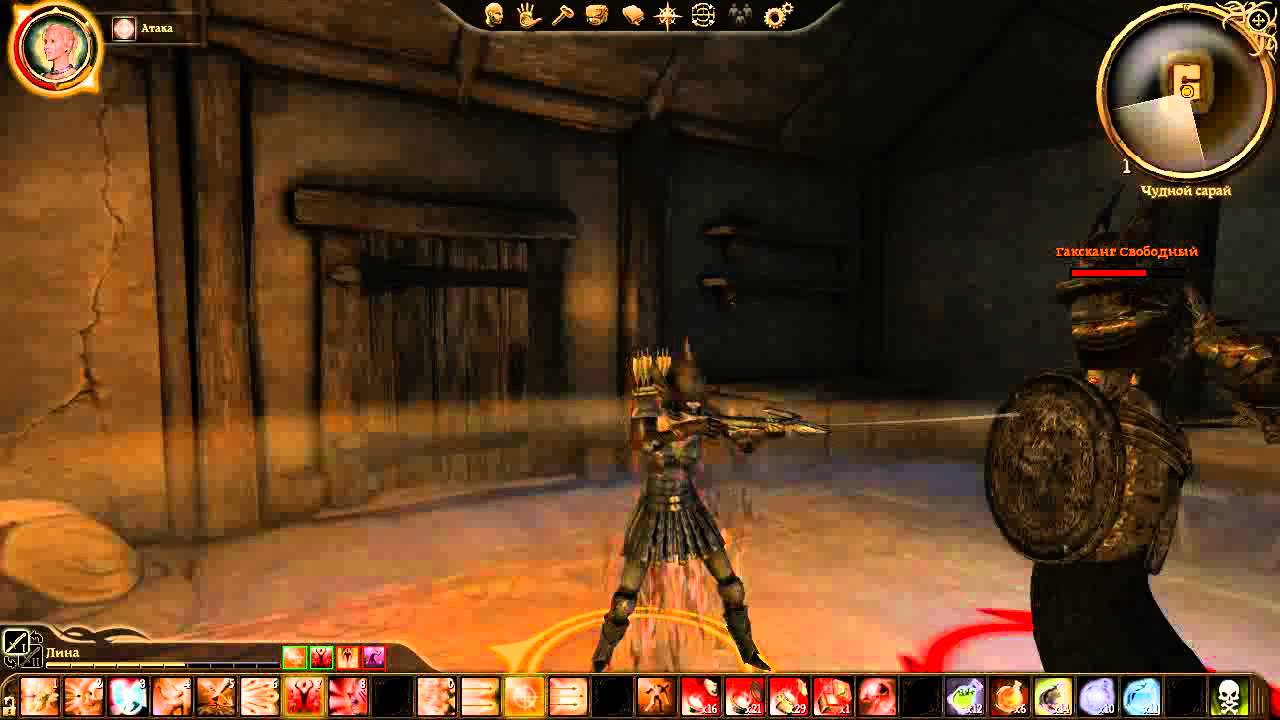 DA:O Warrior-archer with crossbow & bombs. Gaxkang the Unbound nightmare solo.