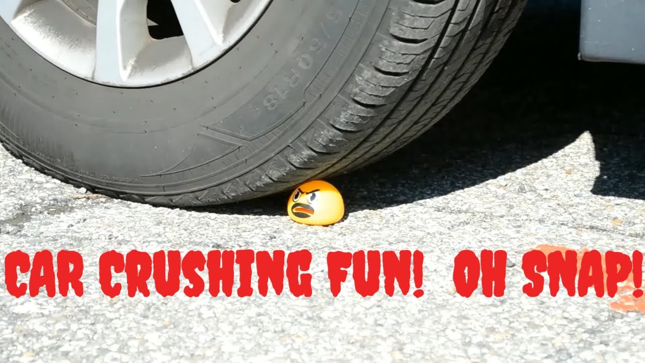 Crushing Smashing Things by Car! OH SNAP! Fun Compilation You won't