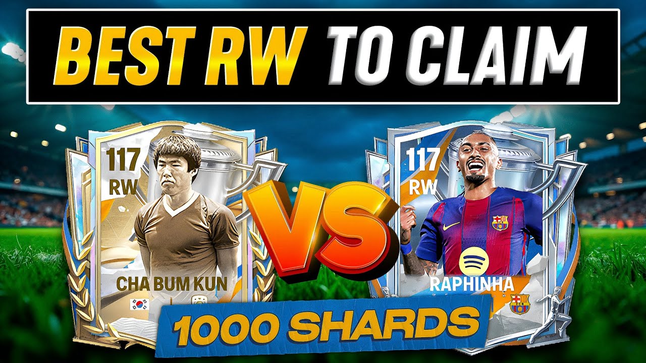112 CHA BUM KUN vs 112 RAPHINHA in FC Mobile | Best RW for 1000 Shards ...
