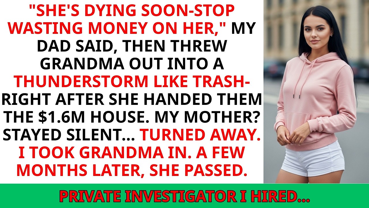 Dad Threw Grandma Into A Storm After Getting Her $1.6M House. At Her Will Reading… Silence Hit All.