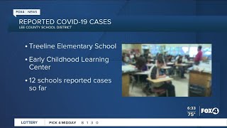 Latest COVID-19 cases in Lee County Schools