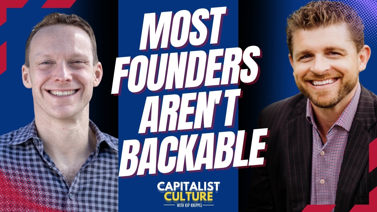 Most Founders Aren't Backable
