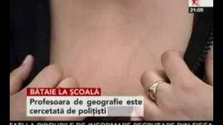 O elevă a fost bătută de profesoara de geografie