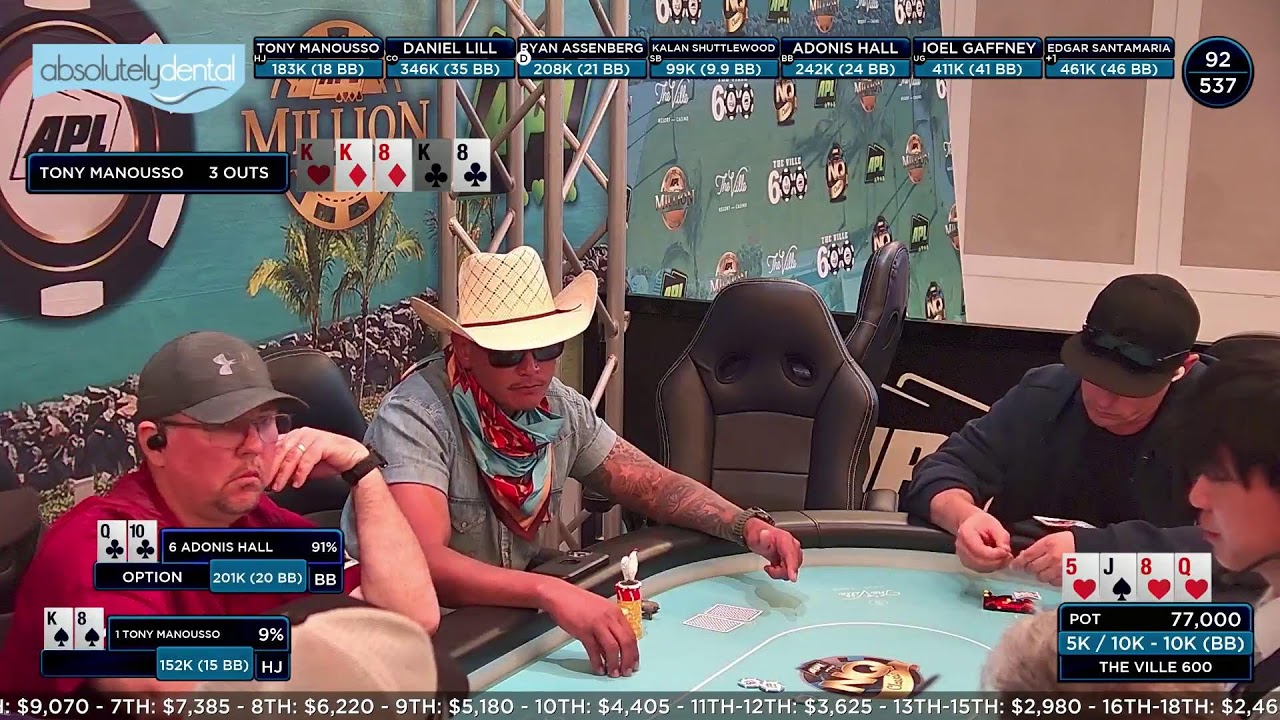 LIVE AT THE VILLE RESORT-CASINO FOR THE VILLE 600 MAIN EVENT | $150,000 GTD Day 2