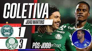 AO VIVO: JOÃO MARTINS FALA APÓS VITÓRIA DO PALMEIRAS CONTRA O CORITIBA | ESPN