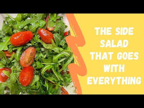 The side salad that goes with everything | Rocket salad with baby tomatoes