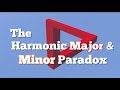The Harmonic Major and Minor Paradox