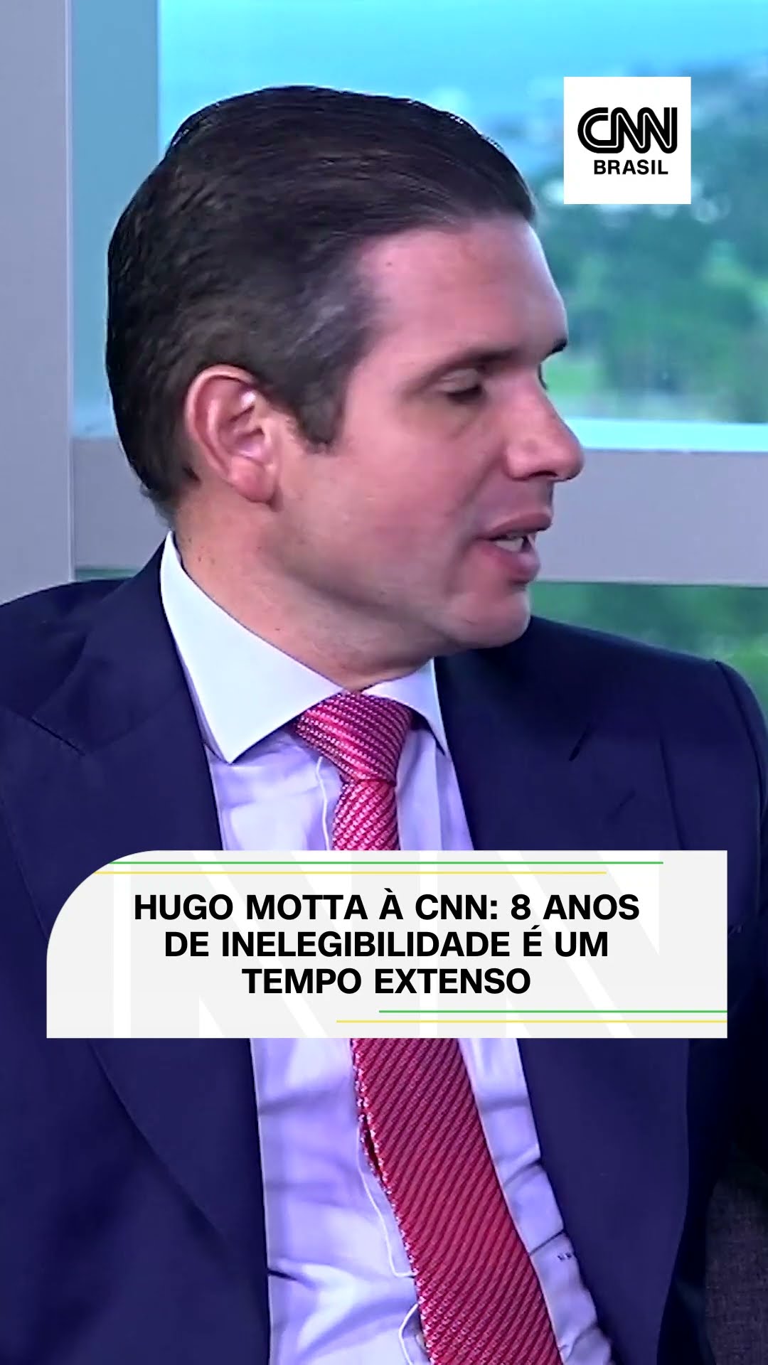 Hugo Motta à CNN: 8 anos de inelegibilidade é um tempo muito extenso #shorts